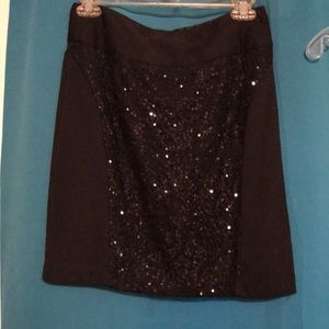 BKE boutique sequin skirt